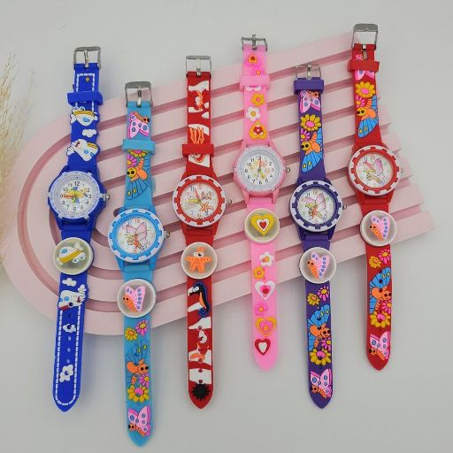 ساعت بچه گانه چراغ دار کد 1659 - خرید آنلاین از گالری آداس